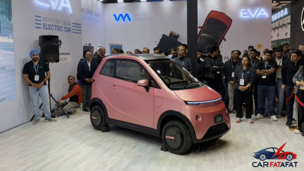 Sun-Powered & Super Cheap: Vayve EVA EV Launches at ₹3.25 Lakh! 