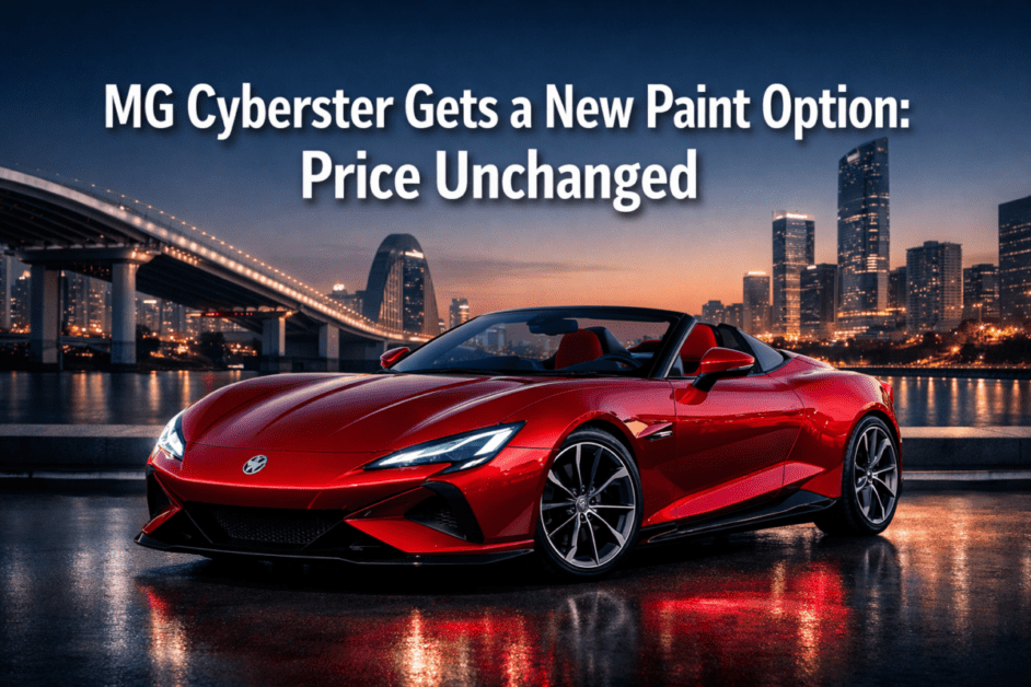 MG Cyberster Gets a New Paint Option: Price Unchanged