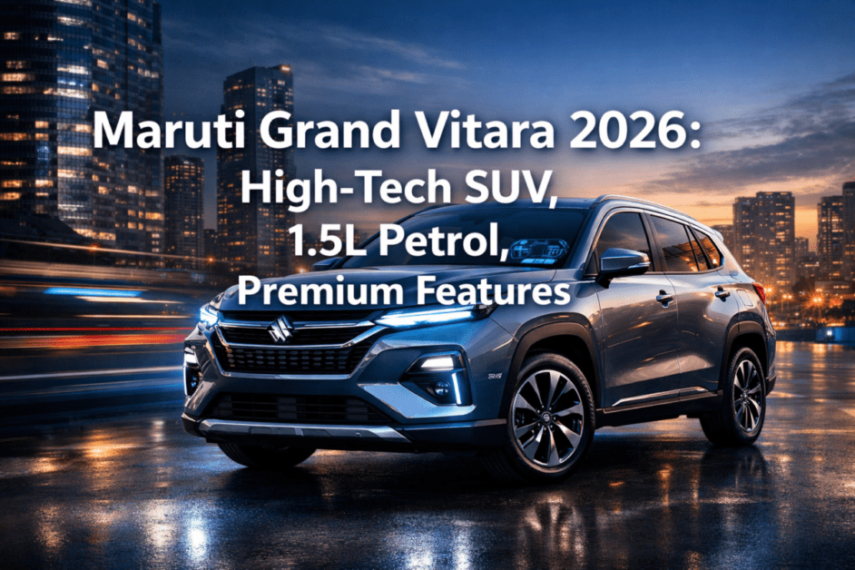 Maruti Grand Vitara 2026 – High-Tech SUV with 1.5L Petrol Engine and Premium Features