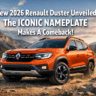 New 2026 Renault Duster Unveiled: The ICONIC NAMEPLATE Makes A Comeback!