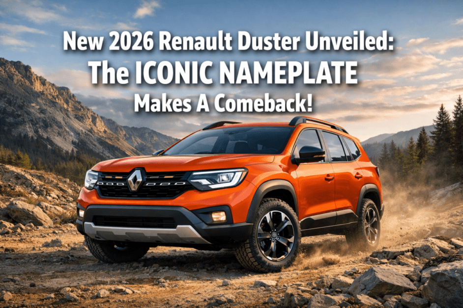 New 2026 Renault Duster Unveiled: The ICONIC NAMEPLATE Makes A Comeback!